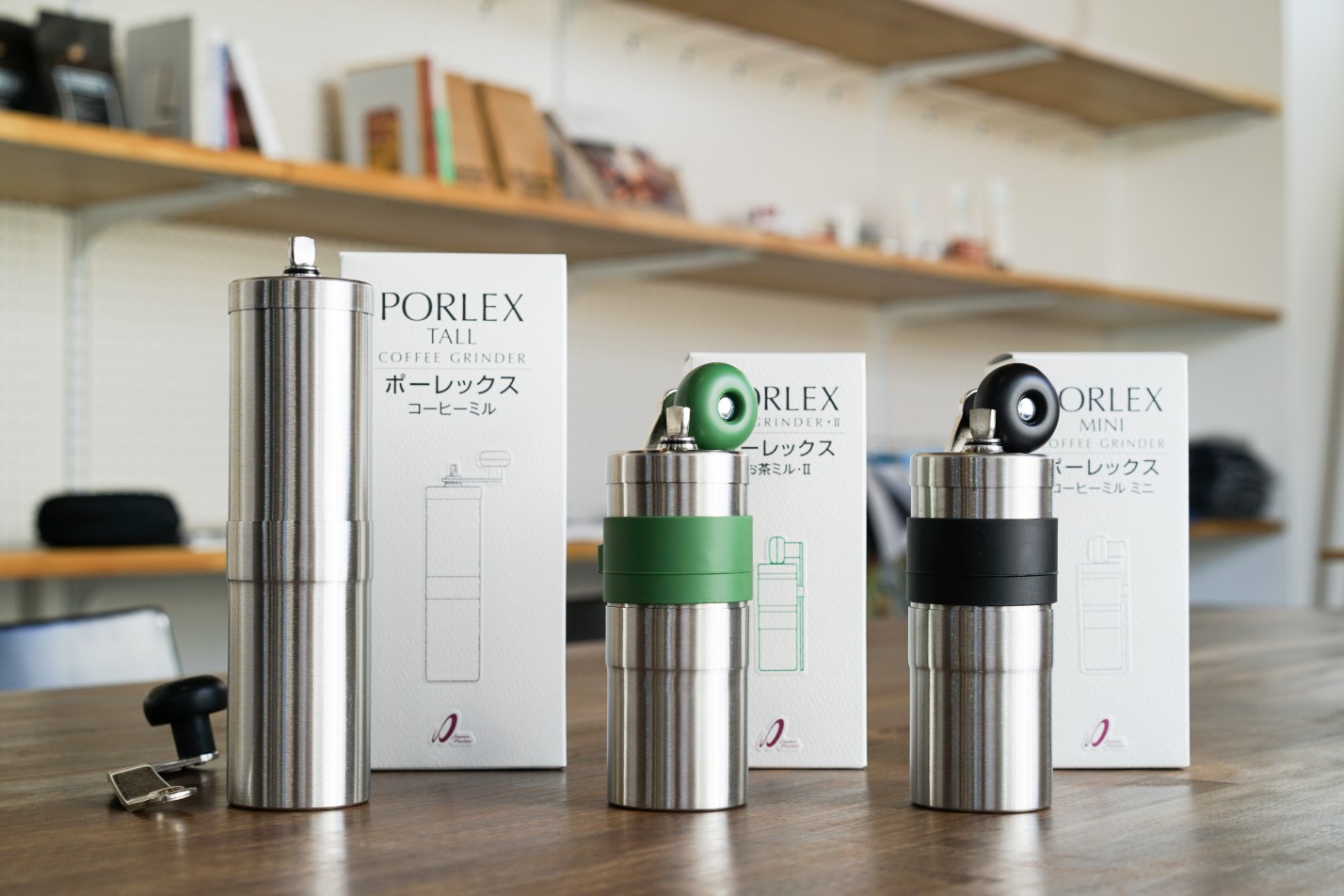 ポーレックス コーヒミル、コーヒーミルミニ、お茶ミル・Ⅱ 入荷