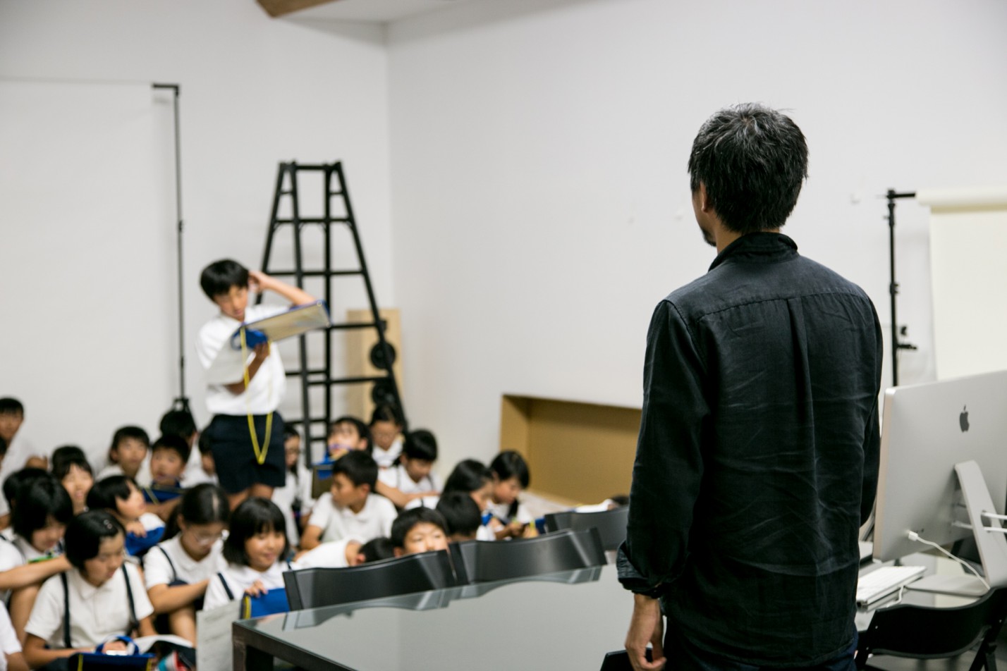 小学生が「Masuda no Hito」を見学にきました!