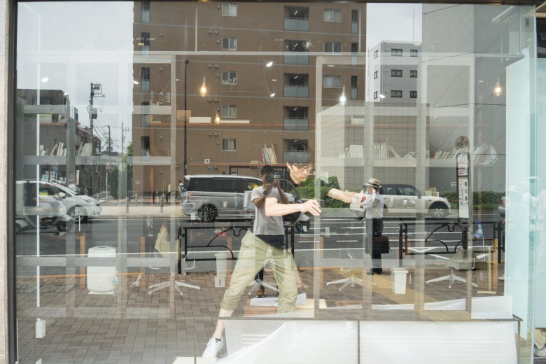 益田工房富ヶ谷オフィス玄関前風景