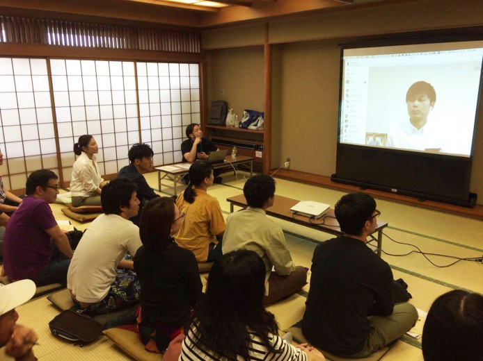 シブヤ大学での講義風景
