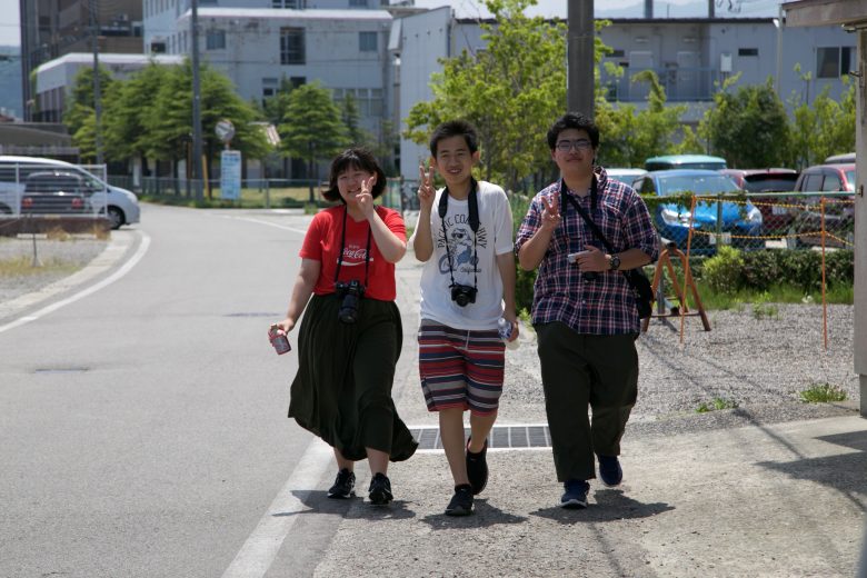 「益田の人・旅（職業体験修学旅行）」にやってきた京都の高校生