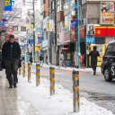 [写真] 大雪警報の翌日 撮影地: 京王新線幡ヶ谷駅周辺