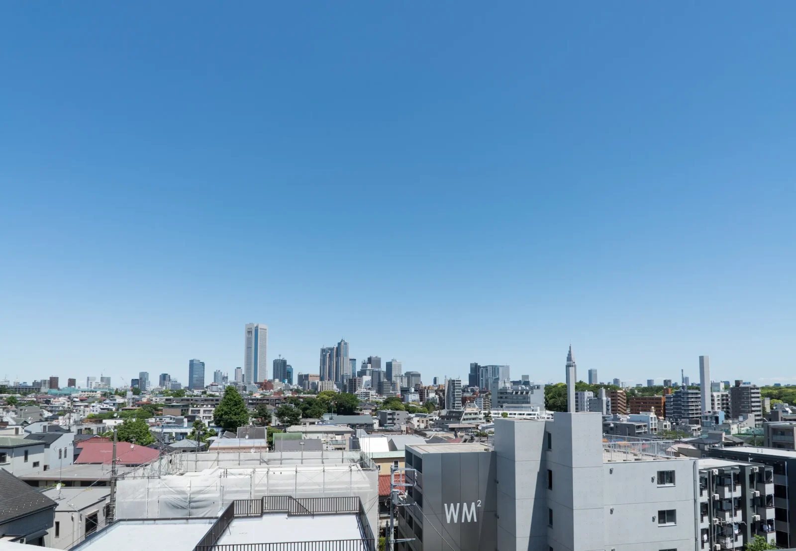 益田工房東京(代々木上原時代)の窓からの風景